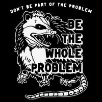 Don't Be Part Of the Problem Be The Whole Problem Funny Gym Full-Length Apron With Pockets