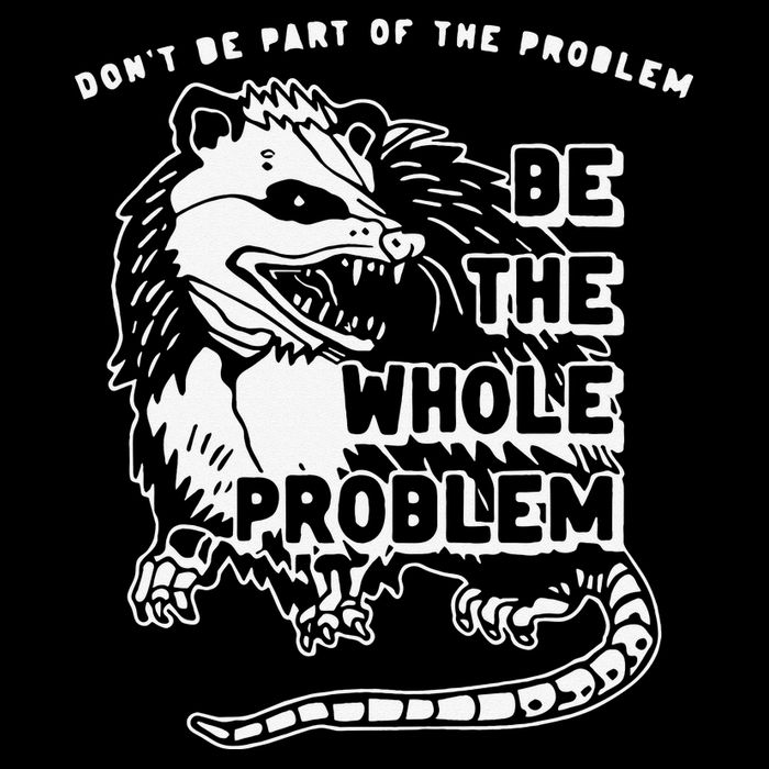 Don't Be Part Of the Problem Be The Whole Problem Funny Gym Full-Length Apron With Pockets