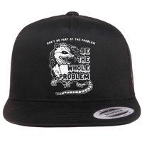 Don't Be Part Of the Problem Be The Whole Problem Funny Gym Flatbill Hat