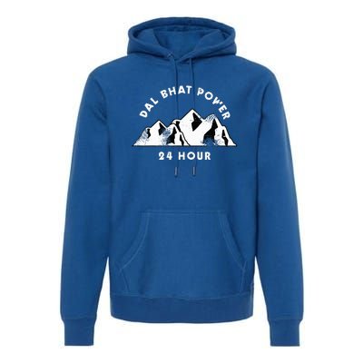 Dal Bhat Power 24 Hour Nepal Gift Premium Hoodie