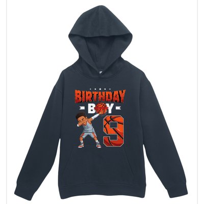 Dabbing Basketball Player 9 Years Old Boy 9th Birthday Urban Pullover Hoodie