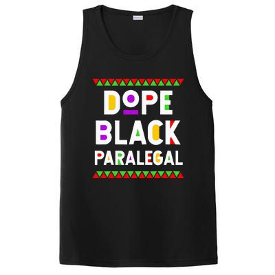 Dope Black Paralegal African American Job Proud Profession PosiCharge Competitor Tank