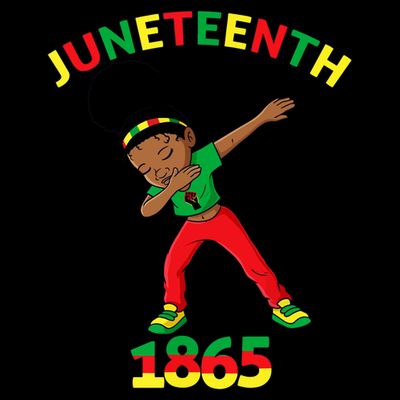 Dabbing Black Princess Juneteenth 1865 Black History T-Shirt
