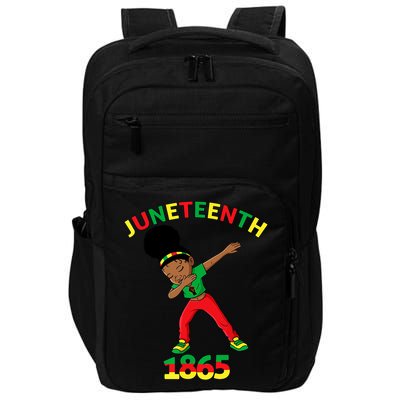 Dabbing Black Princess Juneteenth 1865 Black History Impact Tech Backpack