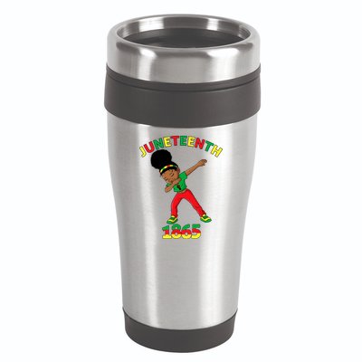 Dabbing Black Princess Juneteenth 1865 Black History 16oz Travel Tumbler