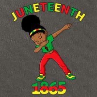 Dabbing Black Princess Juneteenth 1865 Black History Cotton Canvas Backpack
