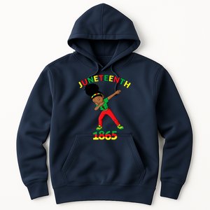 Dabbing Black Princess Juneteenth 1865 Black History Hoodie