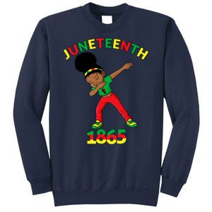 Dabbing Black Princess Juneteenth 1865 Black History Sweatshirt