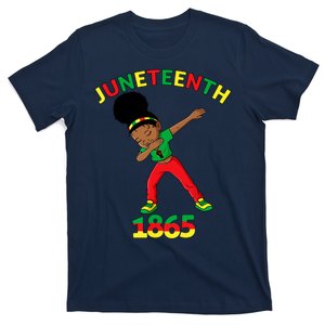 Dabbing Black Princess Juneteenth 1865 Black History T-Shirt