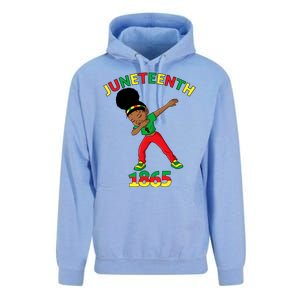 Dabbing Black Princess Juneteenth 1865 Black History Unisex Surf Hoodie