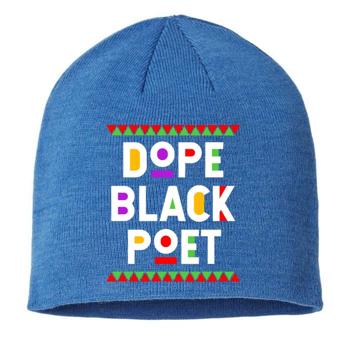 Dope Black Poet African American Job Proud Profession Meaningful Gift Sustainable Beanie