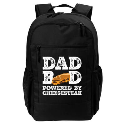 Dad Bod Powered By Cheesesteak Father Figure Graphic Cool Gift Backpack