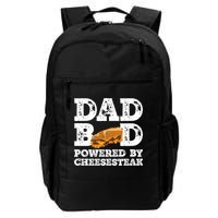 Dad Bod Powered By Cheesesteak Father Figure Graphic Cool Gift Backpack