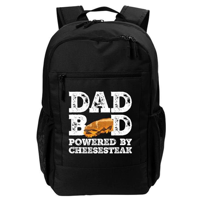 Dad Bod Powered By Cheesesteak Father Figure Graphic Cool Gift Backpack