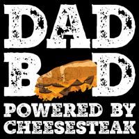 Dad Bod Powered By Cheesesteak Father Figure Graphic Cool Gift Backpack