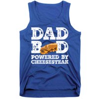 Dad Bod Powered By Cheesesteak Father Figure Graphic Cool Gift Tank Top