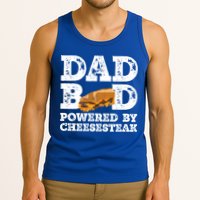 Dad Bod Powered By Cheesesteak Father Figure Graphic Cool Gift Tank Top