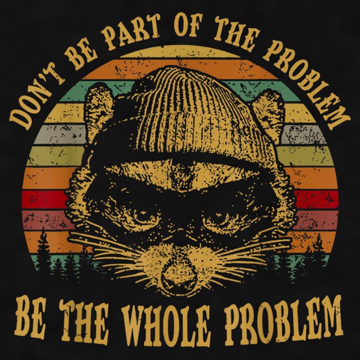 Dont Be Part Of The Problem Be The Whole Problem Funny Saying Ladies PosiCharge Tri-Blend Wicking Tank