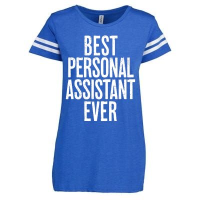 Distressed Best Personal Assistant Ever Enza Ladies Jersey Football T-Shirt