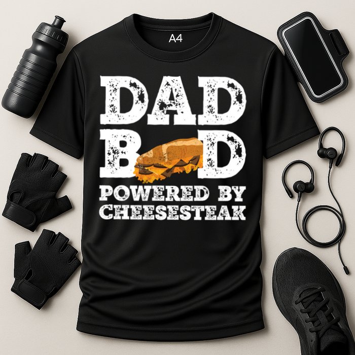 Dad Bod Powered By Cheesesteak Vintage Performance Shirt