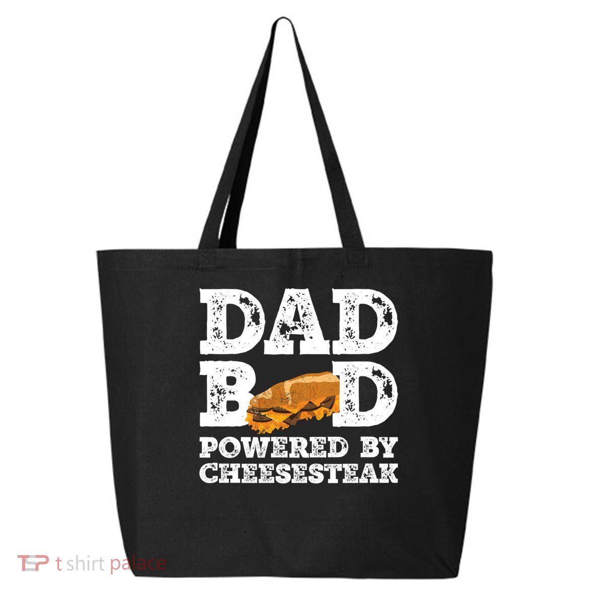 Dad Bod Powered By Cheesesteak Vintage 25L Jumbo Tote