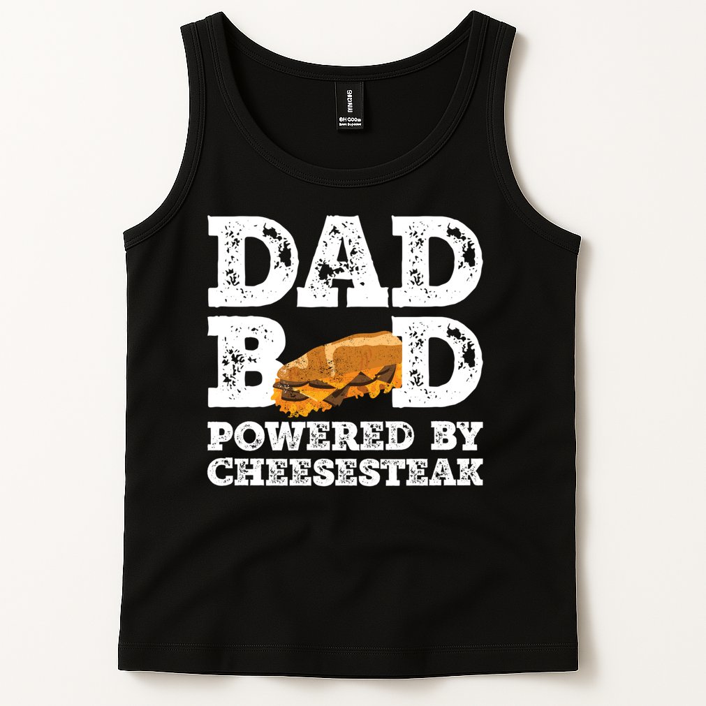 Dad Bod Powered By Cheesesteak Vintage Tank Top