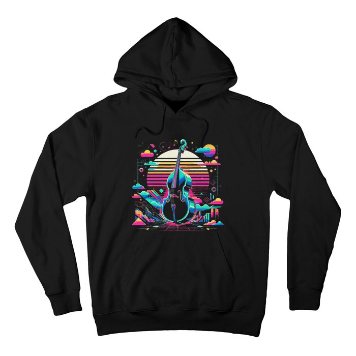 Double Bass Player Bassist Contrabassist Hoodie