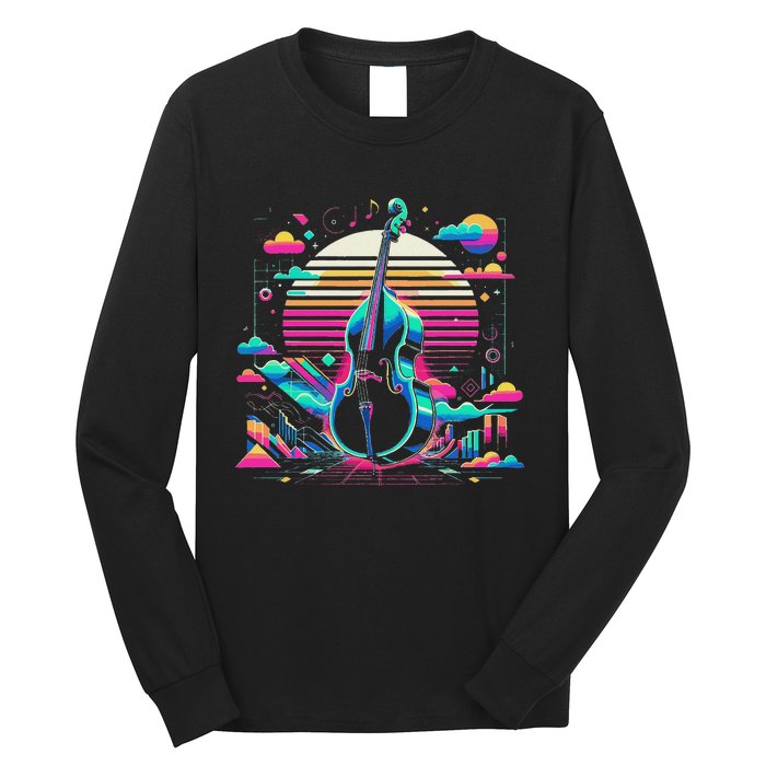 Double Bass Player Bassist Contrabassist Long Sleeve Shirt