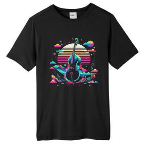 Double Bass Player Bassist Contrabassist Tall Fusion ChromaSoft Performance T-Shirt