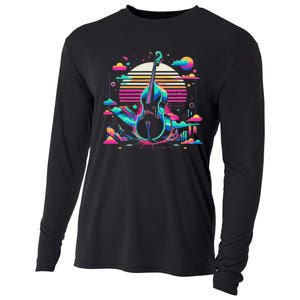 Double Bass Player Bassist Contrabassist Cooling Performance Long Sleeve Crew