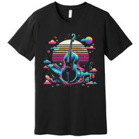 Double Bass Player Bassist Contrabassist Premium T-Shirt