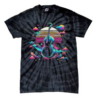 Double Bass Player Bassist Contrabassist Tie-Dye T-Shirt