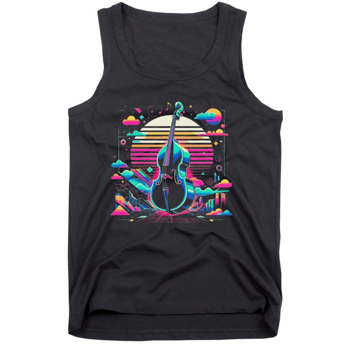 Double Bass Player Bassist Contrabassist Tank Top