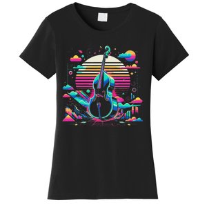 Double Bass Player Bassist Contrabassist Women's T-Shirt