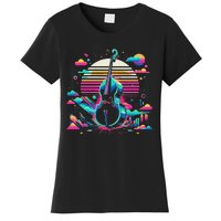 Double Bass Player Bassist Contrabassist Women's T-Shirt