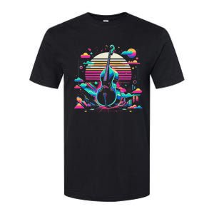 Double Bass Player Bassist Contrabassist Softstyle CVC T-Shirt