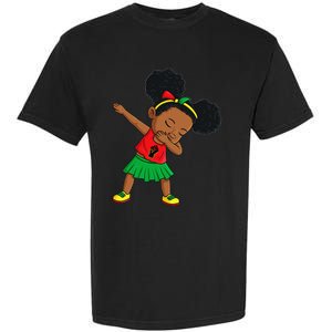 Dabbing Black Princess Cute Juneteenth Brown Skin Garment-Dyed Heavyweight T-Shirt