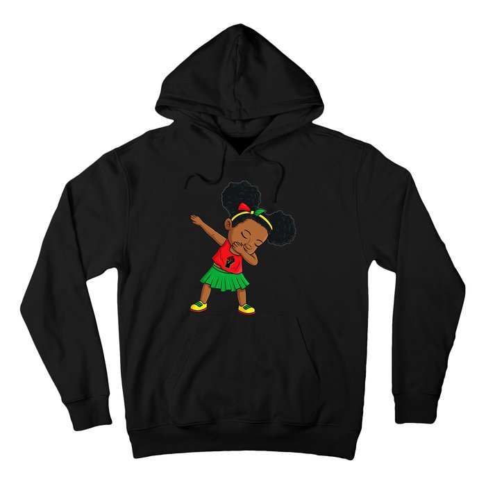 Dabbing Black Princess Cute Juneteenth Brown Skin Hoodie