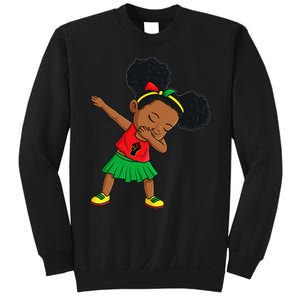 Dabbing Black Princess Cute Juneteenth Brown Skin Sweatshirt