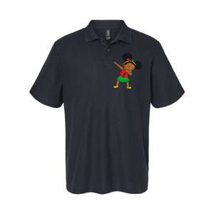 Dabbing Black Princess Cute Juneteenth Brown Skin Softstyle Adult Sport Polo