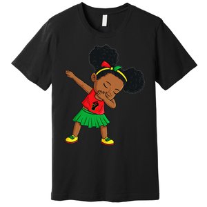 Dabbing Black Princess Cute Juneteenth Brown Skin Premium T-Shirt