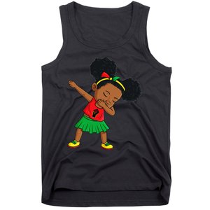 Dabbing Black Princess Cute Juneteenth Brown Skin Tank Top