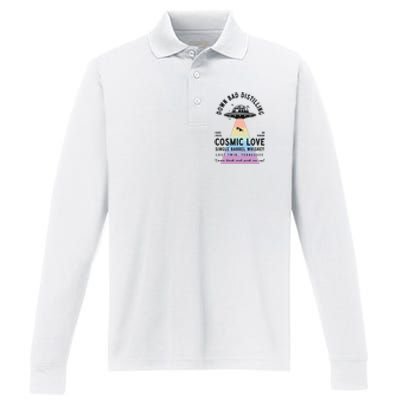 Down Bad Preshrunk Performance Long Sleeve Polo