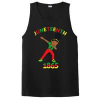 Dabbing Black Princess Juneteenth 1865 Brown Skin PosiCharge Competitor Tank