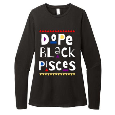 Dope Black Pisces Gift Womens CVC Long Sleeve Shirt