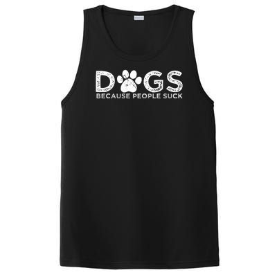 Dogs Because People Suck PosiCharge Competitor Tank