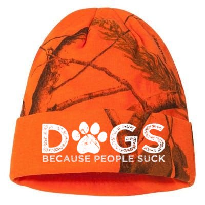 Dogs Because People Suck Kati Licensed 12" Camo Beanie