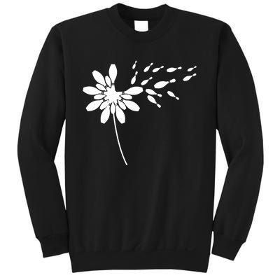 Dandelion Bowling Pin Gift For Bowling Player Bowling Gift Sweatshirt