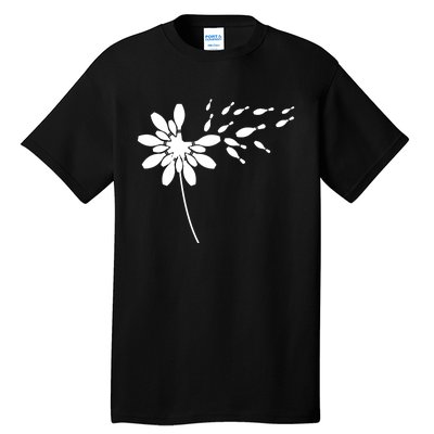 Dandelion Bowling Pin Gift For Bowling Player Bowling Gift Tall T-Shirt