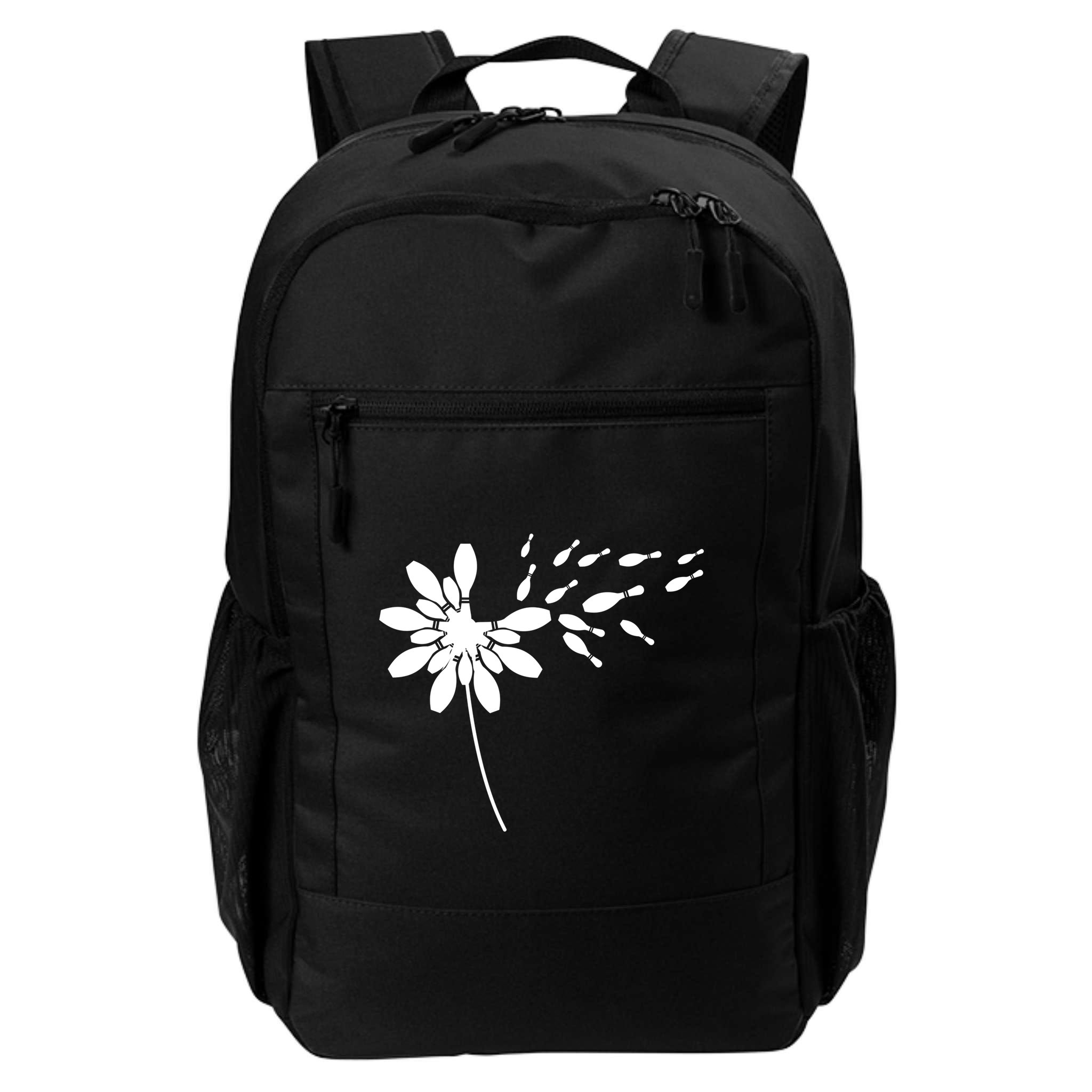 Dandelion Bowling Pin Gift For Bowling Player Bowling Gift Backpack